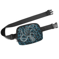 ♥MEN'S OCTOPUS BIBLE VERSE LEOPARD PRINT BELT BAG