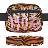 ♥LOVE GOD TIGER STRIPED BELT BAG