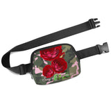 ♥ROSES AND CAMOUFLAGE BELT BAG