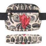 ♥SEAHORSES AND SEASHELLS BELT BAG