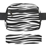 ♥Zebra Striped Belt Bag