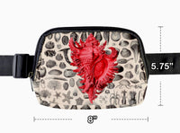 ♥SEAHORSES AND SEASHELLS BELT BAG