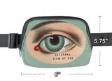 ♥ANTIQUE ANATOMICAL EYE ILLUSTRATION BELT BAG