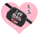 ♥LOVE GOD BIBLE VERSE ROSES BELT BAG