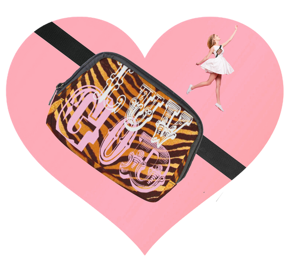 ♥LOVE GOD TIGER STRIPED BELT BAG