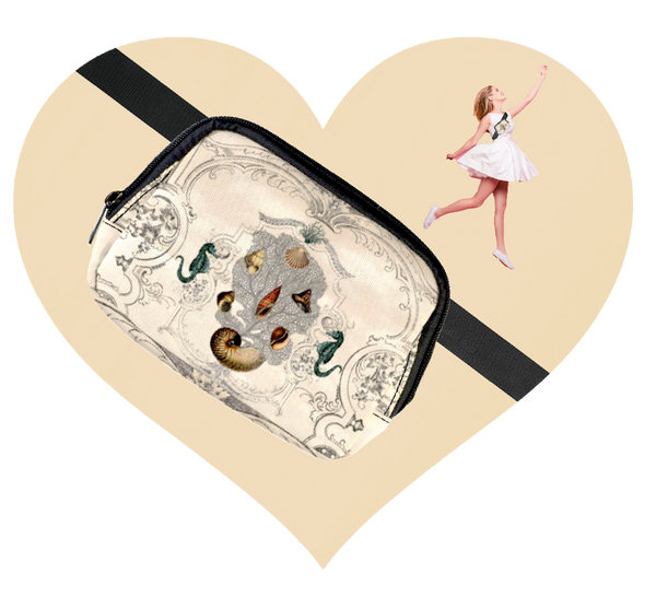 ♥ SEAHORSE AND SEASHELL BELT BAG