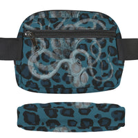 ♥MEN'S OCTOPUS BIBLE VERSE LEOPARD PRINT BELT BAG