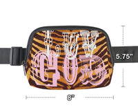 ♥LOVE GOD TIGER STRIPED BELT BAG