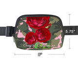 ♥ROSES AND CAMOUFLAGE BELT BAG