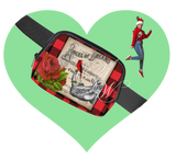 ♥CHRISTMAS CARDINAL AND RHINO BELT BAG