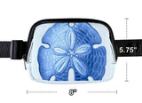 ♥BLUE SAND DOLLAR BELT BAG